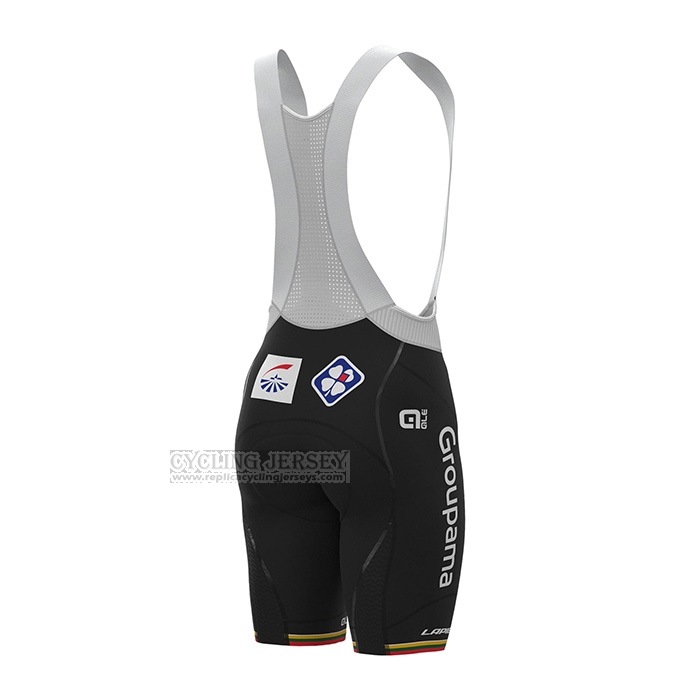 2022 Cycling Jersey Groupama FDJ White Yellow Green Red Short Sleeve and Bib Short